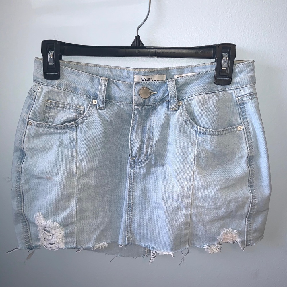 jean skirt
